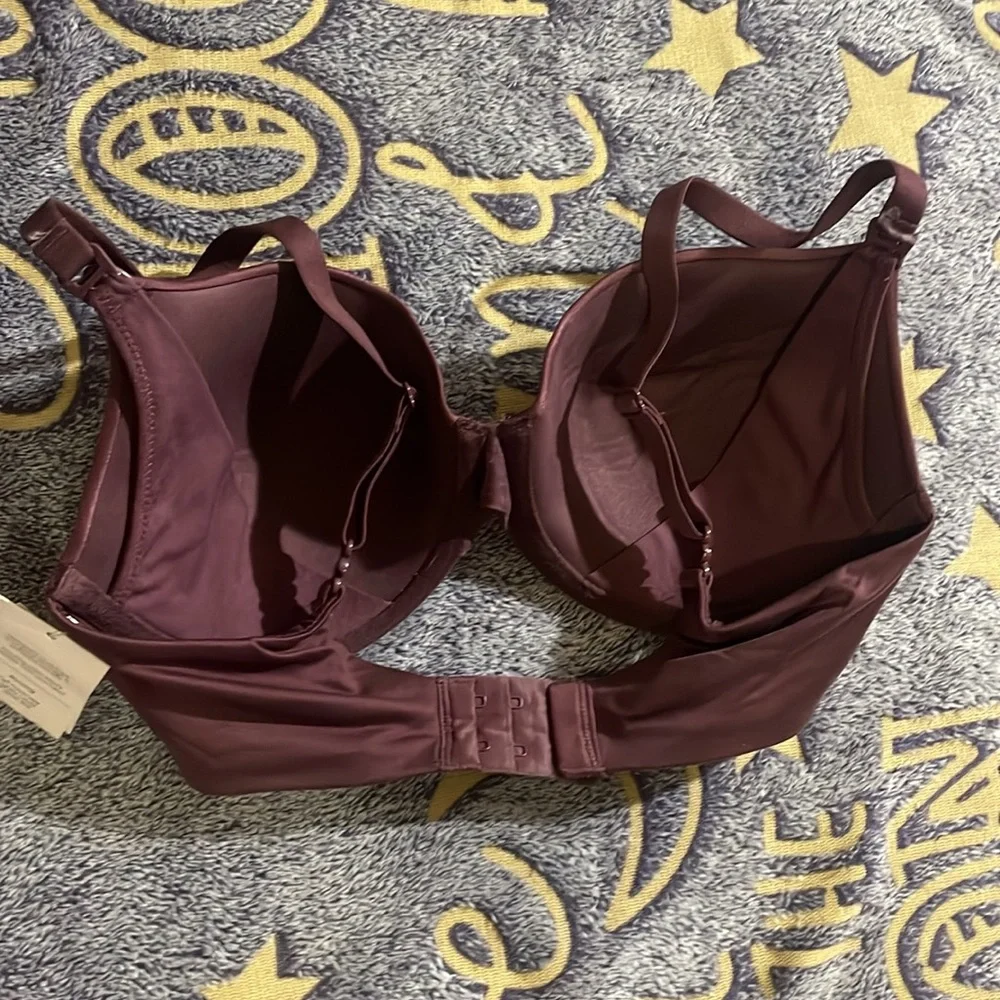 Auden Purple Nursing Bra with Underwire Support 32D